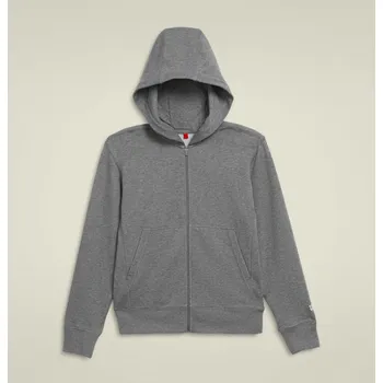 Chlapecká mikina Dětská mikina Wilson You Uni Team Zip Hoodie Medium Gray Heather L