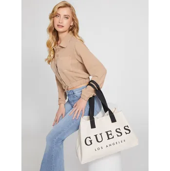 Dámská mikina GUESS dámská taška, kabelka Canvas Beach