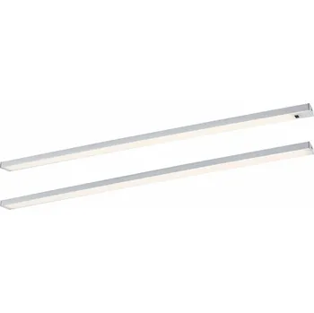 Bodové svítidlo PAULMANN LED podskříňkové svítidlo Inline 2ks sada 2x6W 550x26mm 24V matný chrom čidlo