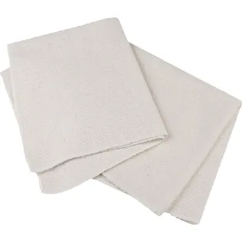 Hadr prachový, prachovka 40x42 cm, tkaný, bílý