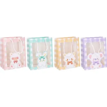 Dárková taška Dárková papírová taška dětská s okýnkem 23x18x10cm 949580