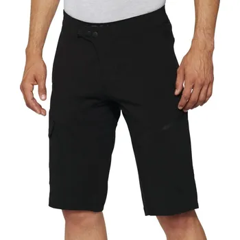 Pánské kraťasy kraťasy pánské 100% RIDECAMP Shorts w/ Liner Black - 38