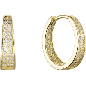 Náušnice Náušnice pozlacené kruhy 11444 - FashionM.cz