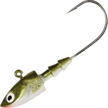 Rybářský háček BERKLEY - Jigová hlavička Jig Deep vel. 3/0 10,5 g 3 ks Olive Pearl