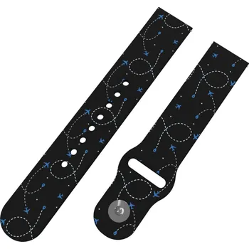 Příslušenství k chytrým hodinkám Strapido LETEM SVĚTEM řemínek 22 mm