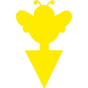 Žluté lepivé desky na hmyz do zahrady, 10 ks | lapače hmyzu - Včela,10ks