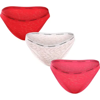 Kalhotky 3PACK dámské kalhotky Calvin Klein vícebarevné (QD5069E-NPC) S QD5069E-NPC Možnost vrácení zboží ZDARMA do 120 dnů!
