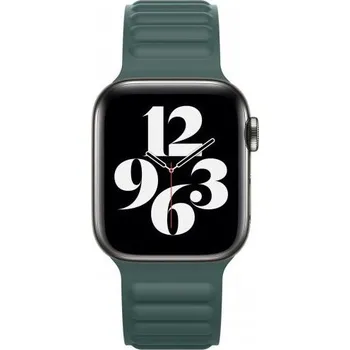 Řemínek na hodinky Silikonový řemínek s magnetickým upínáním pro Apple Watch 42mm / 41mm / 40mm / 38mm - petrolejový