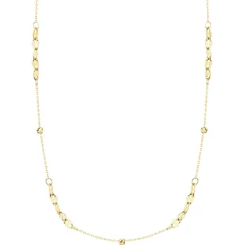 Náhrdelník Zlatý náhrdelník s kuličky, anker - AP537-9507