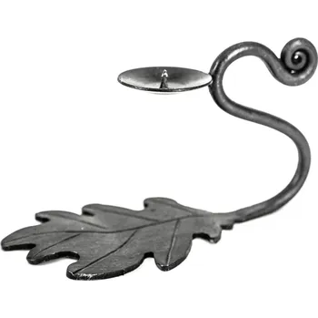 Solná lampa Svícen Dubový list