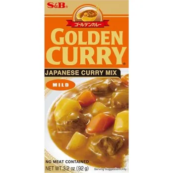 Koření Kořenící pasta na japonské kari, lehce pikantní 92 g - S & B