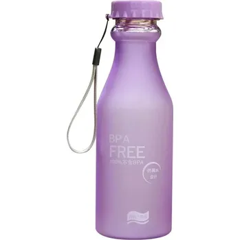 Láhev Flaška na vodu | plastová láhev na vodu - 550ml,Fialová