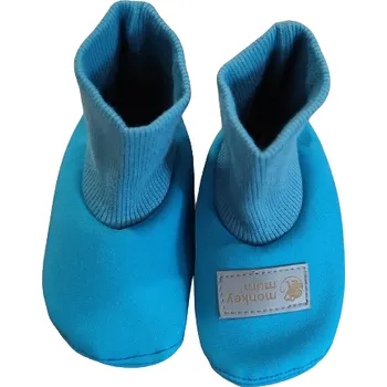 Capáčky Monkey Mum® Softshellové capáčky s membránou - Veselá ještěrka 0-6 měsíců