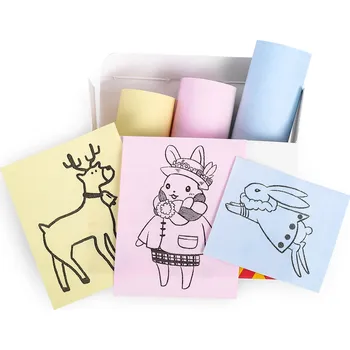 Pásek do tiskárny Náhradní barevné papírové štítky do tiskárny PHOMEMO T02, M02 | 53 mm x 6,5 m 1 balení (3 ks štítků)