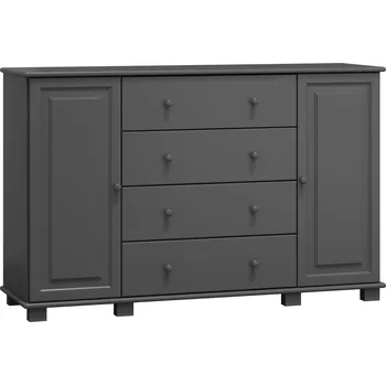 Komoda Max-i Komoda ze dřeva HAUGLAND NORE Zvolte barvu:: barva šedá, Hloubka: 42 cm