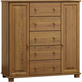 Komoda Max-i Komoda ze dřeva THOMASSEN NORE Zvolte barvu:: moření dub, Hloubka: 42 cm