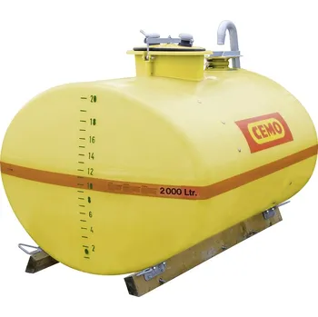 Popelnice CEMO Sklolaminátová oválná cisterna, 1.500 l (1009) CEM-1009