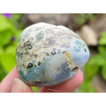 Přírodní kámen Leštěný kámen jaspis oceánový 99g