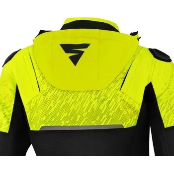 Moto bunda Kapuce pro dámskou bundu Shima Drift fluo žlutá