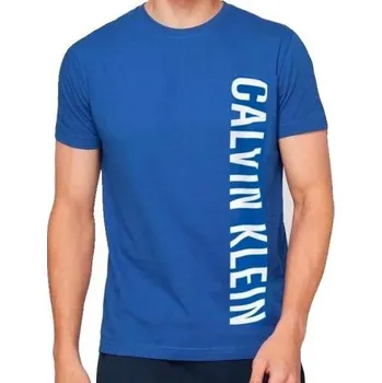 Pánské tričko Pánské triko Calvin Klein KM0KM00998 modré modrá XXL