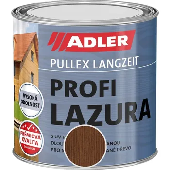 barva a nátěr na dřevo Adler Pullex Profi Tenkovrstvá lazura, palisandr, 750 ml 444910416907