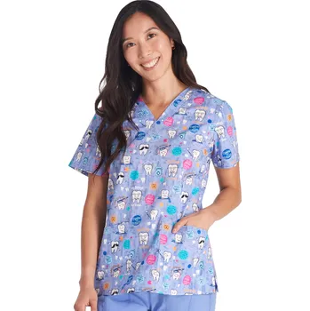 Dámská halenka Zdravotnická zubařská halena s potiskem Cherokee CK651 DNAF Velikost: 3XL