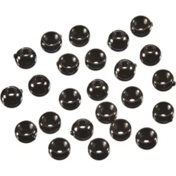 Rybářský prut Giants fishing Hlavička černá - beads black 100ks|3.3mm