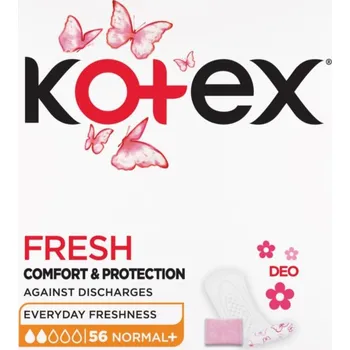 Menstruační vložka Kotex Liners Normal+ DEO slipové vložky 56 ks