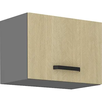 Kuchyňská skříňka LEMPERT Horní skříňka SCANDI 43 (50 / 36 cm) - rybí kost / antracit