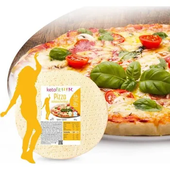Keto dieta Proteinová low carb pizza, 1 korpus na 3 porce