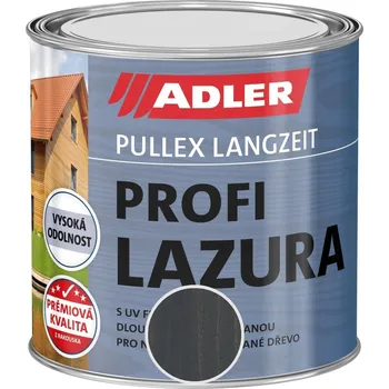 barva a nátěr na dřevo Adler Pullex Profi Tenkovrstvá lazura, antracit, 750 ml 444910417207