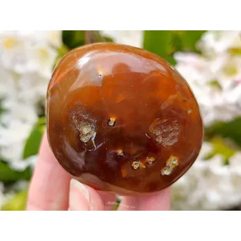 Přírodní kámen Hladký kámen karneol 179g Madagaskar