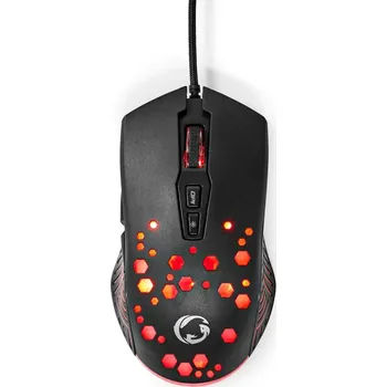 Myš Gaming Mouse GMWD410BK kabelové | 800 / 1200 / 2400 / 3200 / 4800 / 7200 dpi | Nastavitelné DPI | Po