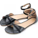 Shapen Sandálky PETAL Black WIDE - širší Velikost EU: 39, vnitřní délka: 263, vnitřní šířka: 105