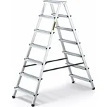 Hliníkové štafle 2x7 stupňů oboustranné DRABEST DD7 HOME