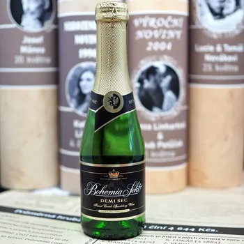 Doplňky k novinám v tubusu Bohemia Demi Sekt 0,2 l