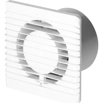 ventilátor do koupelny Koupelnový ventilátor s časovačem a senzorem vlhkosti 100mm