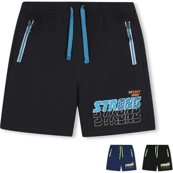 Chlapecké kraťasy KUGO CHLAPECKÉ KRAŤASY "POWER" Barva: černá, Velikost: 134