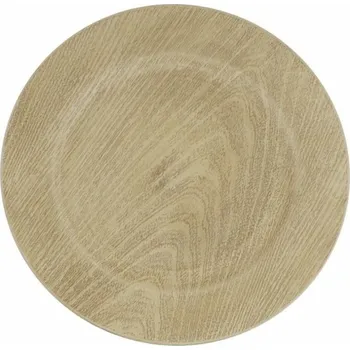 CHAKS Podnos PP dřevěný dekor 33 cm 1 ks