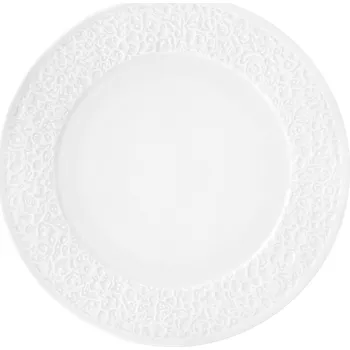 Talíř Mělký talíř 28 cm úzký dekor NORI WHITE UNI, bílá, Seltmann Weiden