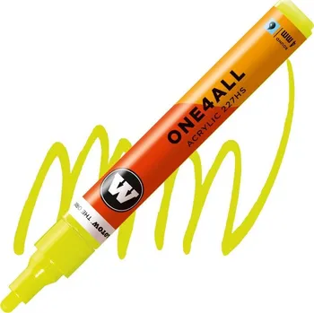 Akrylová fixa MOLOTOW One4All 227HS 4mm, neon green light fluo