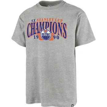 47 Brand Pánské tričko Edmonton Oilers NHL Stanley Cup Backer ’47 ECHO Tee Velikost: XL
