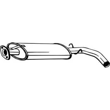 Tlumič výfuku Střední tlumič výfuku BOSAL 115-799