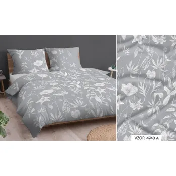 Povlečení Povlak/ potah na polštář LUX bavlna-satén 40x40 vzor 4740A