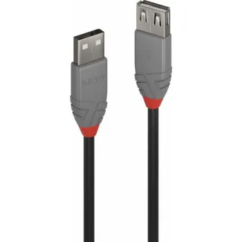 Datový kabel Lindy USB-A - USB-A kabel USB 3 m černý (36704)