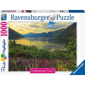 Puzzle Ravensburger Puzzle 16743 Krajina Skandinávie 1000 dílků