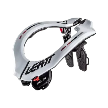 Motocyklový chránič hrudi a pátěře Chránič krční páteře na moto LEATT 3.5 NECK BRACE barva bílá/černá, velikost L / XL - 15 a více let ( obvod hrudníku 94-110 cm ) (krční ortéza, ochranný nákrčník, chránič krku pro motokros, enduro a čtyřkolky)