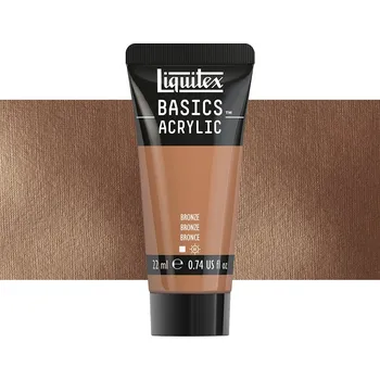 Vodová barva Akrylová barva Liquitex Basics - Bronze Balení: 22 ml