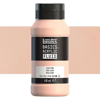 Vodová barva Akrylová barva Liquitex Basics Fluid - Light Pink