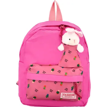 Dětský batoh Dětský batůžek s plyšákem Cheryll, fuchsiová